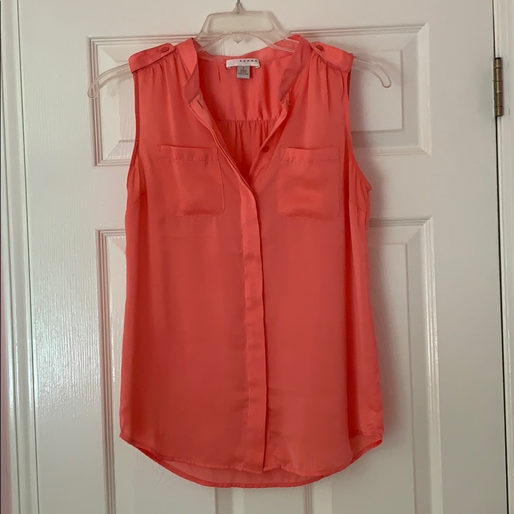 Coral Blouse